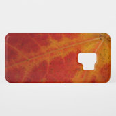 Coque Case-Mate Pour Samsung Galaxy Feuille d'érable rouge Abstraite Automne Photograp (Dos (Horizontal))