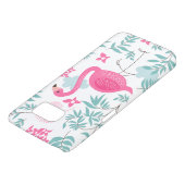 Coque Case-Mate Pour Samsung Galaxy Flamant rose rose & Fleurs tropicales Motif GS7 (Bas)