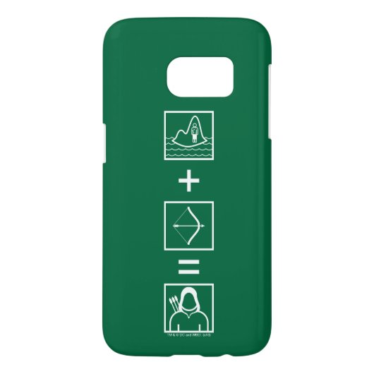 Coque Case-Mate Pour Samsung Galaxy Flèche | Équation de flèche verte (Dos)