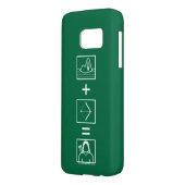 Coque Case-Mate Pour Samsung Galaxy Flèche | Équation de flèche verte (Dos gauche)