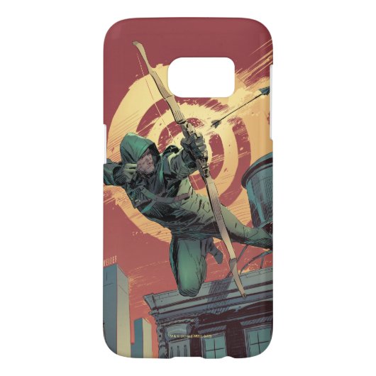 Coque Case-Mate Pour Samsung Galaxy Flèche | Flèche verte Du Toit (Dos)