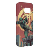 Coque Case-Mate Pour Samsung Galaxy Flèche | Flèche verte Du Toit (Dos/Droit)