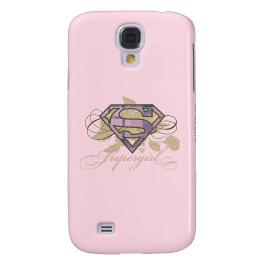 Coque Case-Mate Pour Samsung Galaxy Fleurs Supergirl (Dos)