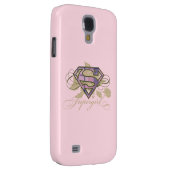 Coque Case-Mate Pour Samsung Galaxy Fleurs Supergirl (Dos/Droit)