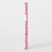 Coque Case-Mate Pour Samsung Galaxy Fleurs tropicales rose vif modernes (Dos/Droite)