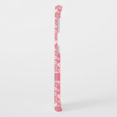 Coque Case-Mate Pour Samsung Galaxy Fleurs tropicales rose vif modernes (Dos/Gauche)