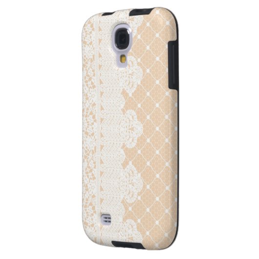 Coque Case-Mate Pour Samsung Galaxy Frontière de dentelle (Dos gauche)