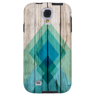 Coque Galaxy S4 Galaxie Samsung en bois s4 coque Chevron Zig Zag T