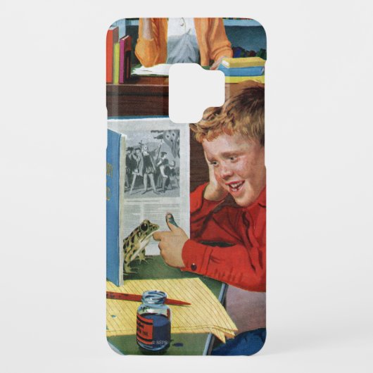 Coque Case-Mate Pour Samsung Galaxy Grenouille dans la bibliothèque (Dos)