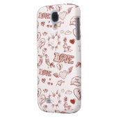 Coque Case-Mate Pour Samsung Galaxy Heureuse Sainte-Valentin (Dos gauche)