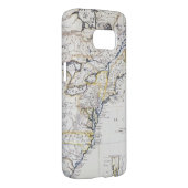 Coque Case-Mate Pour Samsung Galaxy L'AMÉRIQUE COLONIALE : CARTE, c1770 (Dos/Droit)