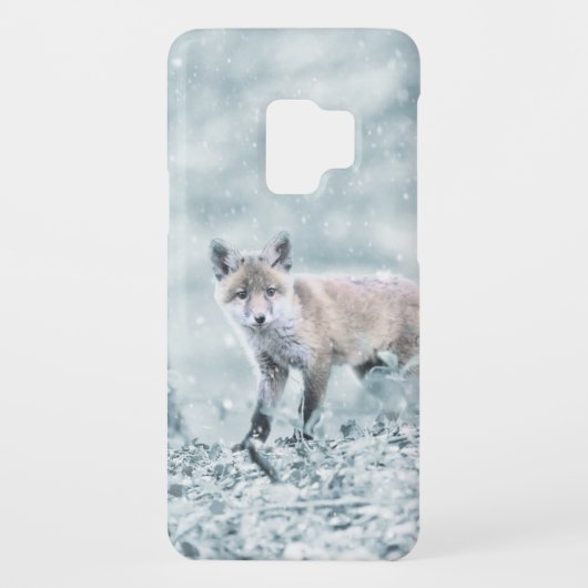 Coque Case-Mate Pour Samsung Galaxy Le club Fox dans la neige (Dos)
