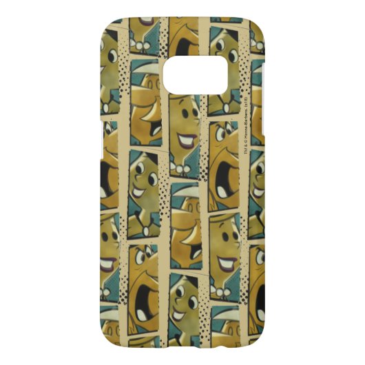 Coque Case-Mate Pour Samsung Galaxy Les Pierrafeu | Panneaux de caractères Retro Comic (Dos)