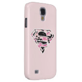 Coque Case-Mate Pour Samsung Galaxy Logo Camouflage Supergirl (Dos/Droit)