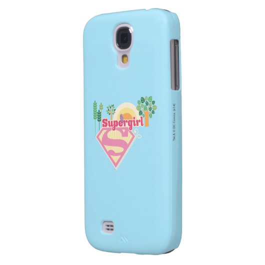 Coque Case-Mate Pour Samsung Galaxy Logo de Supergirl (Dos gauche)