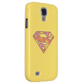 Coque Case-Mate Pour Samsung Galaxy Logo du Jacquard Supergirl (Dos/Droit)