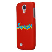 Coque Case-Mate Pour Samsung Galaxy Logo Supergirl (Dos gauche)