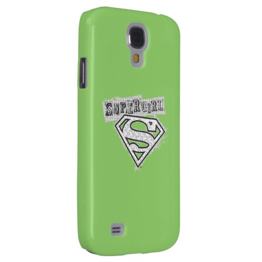 Coque Case-Mate Pour Samsung Galaxy Logo Supergirl 1 (Dos/Droit)