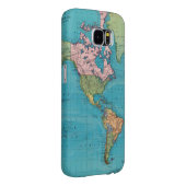Coque Case-Mate Pour Samsung Galaxy Monde, la projection de Mercator (Dos/Droit)