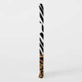 Coque Case-Mate Pour Samsung Galaxy Monogramme de zèbre et léopard (Dos/Droite)