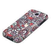 Coque Case-Mate Pour Samsung Galaxy Motif à doodle floral Paisley (Bas)