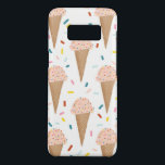 Coque Case-Mate Samsung Galaxy S8 Motif arc-en-ciel avec cône de crème glacée rose<br><div class="desc">Découvrez cette étonnante cabine téléphonique avec un amusant cône de crème glacée rose et un motif d'arcs-en-ciel. Customisez avec votre texte. Consultez ma boutique pour plus de designs et de couleurs aussi!</div>