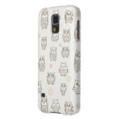 Coque Case-Mate Pour Samsung Galaxy Motif avec des hiboux (Dos gauche)