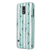 Coque Case-Mate Pour Samsung Galaxy Motif avec des oiseaux et des arbres (Dos gauche)