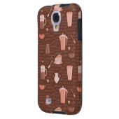 Coque Case-Mate Pour Samsung Galaxy Motif avec les éléments relatifs de café (Dos gauche)