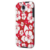 Coque Case-Mate Pour Samsung Galaxy Motif de fleurs de ketmie (Dos gauche)