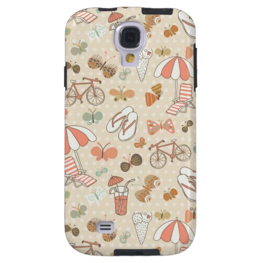 Coque Case-Mate Pour Samsung Galaxy Motif de vacances d'été (Dos)