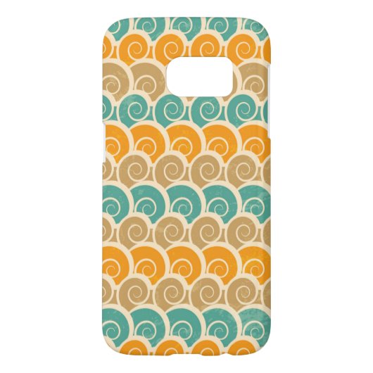 Coque Case-Mate Pour Samsung Galaxy Motif de vagues d'aquarelle (Dos)