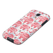 Coque Case-Mate Pour Samsung Galaxy Motif d'éléphant rouge (Bas)