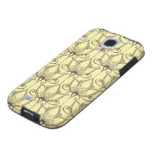 Coque Case-Mate Pour Samsung Galaxy Motif floral à la crème (Bas)