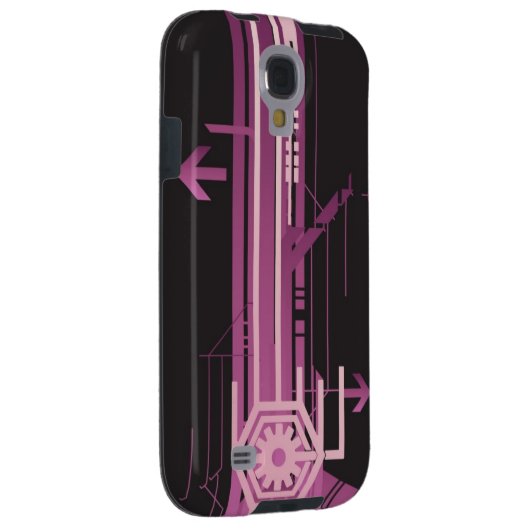 Coque Case-Mate Pour Samsung Galaxy Motif tramé technique (Dos/Droit)