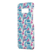 Coque Case-Mate Pour Samsung Galaxy Motif tropical de feuille d'aquarelle abstraite (Dos/Gauche)