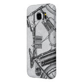 Coque Case-Mate Pour Samsung Galaxy Moto de Bouilly, 1895 (Dos gauche)