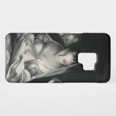 Coque Case-Mate Pour Samsung Galaxy Nativité Bébé Jésus Vierge Marie Anges Noir Blanc (Dos (Horizontal))