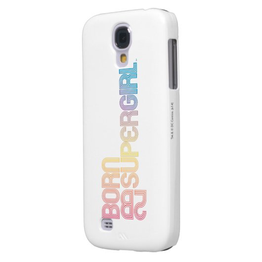 Coque Case-Mate Pour Samsung Galaxy Né pour être super fille (Dos gauche)