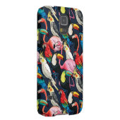 Coque Case-Mate Pour Samsung Galaxy Oiseaux exotiques (Dos/Droit)
