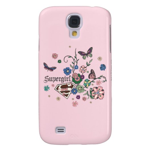 Coque Case-Mate Pour Samsung Galaxy Papillons supergirl (Dos)