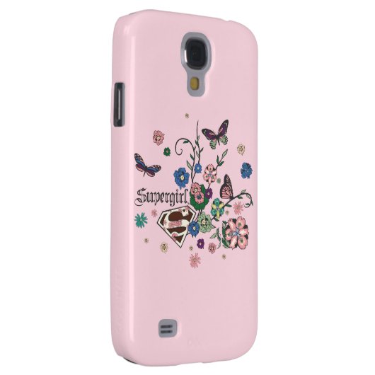 Coque Case-Mate Pour Samsung Galaxy Papillons supergirl (Dos/Droit)