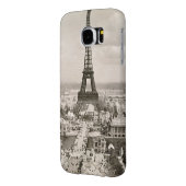 Coque Case-Mate Pour Samsung Galaxy Paris : Tour Eiffel, 1900 (Dos gauche)
