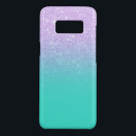 Coque Case-Mate Samsung Galaxy S8 parties scintillant de lavande de sirène moderne t<br><div class="desc">Elégante,  fillette,  faux lavande mauve parties scintillant sombre arrière - plan turquoise.</div>