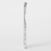 Coque Case-Mate Pour Samsung Galaxy Parties scintillant Faux Argent & Marbre Ombre (Dos/Gauche)