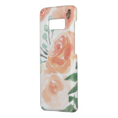 Coque Case-Mate Pour Samsung Galaxy Pêche en pastel de floraison du plaisir | (Dos/Gauche)