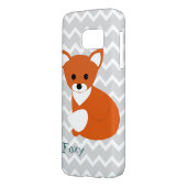 Coque Case-Mate Pour Samsung Galaxy Peu de conception de Fox rouge (Dos gauche)