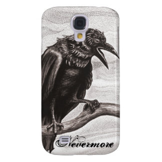 Coque Galaxy S4 Plus jamais Raven dans le cas de Samsung de brume