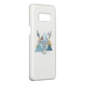 Coque Case-Mate Pour Samsung Galaxy Portrait géométrique de cerfs communs (Dos/Droite)