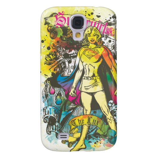 Coque Case-Mate Pour Samsung Galaxy Pose Supergirl Le Lux (Dos)